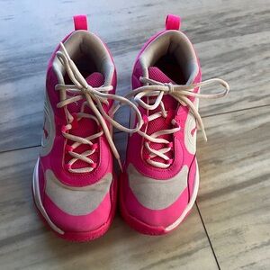 Puma Kids Pink and White Sneakers size 4.5